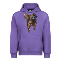Tulip baby duroc pig Urban Hoodie - LillyAllenDesigns