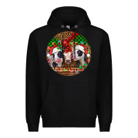 Black Christmas heifers Christmas Premium Hoodie - Jasminsmagicworld