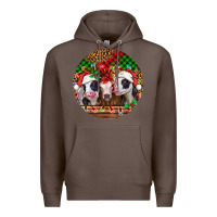Coffee Christmas heifers Christmas Premium Hoodie - Jasminsmagicworld