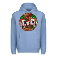 Colony Blue Christmas heifers Christmas Premium Hoodie - Jasminsmagicworld