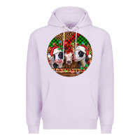 Lilac Christmas heifers Christmas Premium Hoodie - Jasminsmagicworld