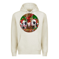 Oatmeal Heather Christmas heifers Christmas Premium Hoodie - Jasminsmagicworld