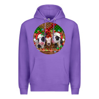 Purple Christmas heifers Christmas Premium Hoodie - Jasminsmagicworld