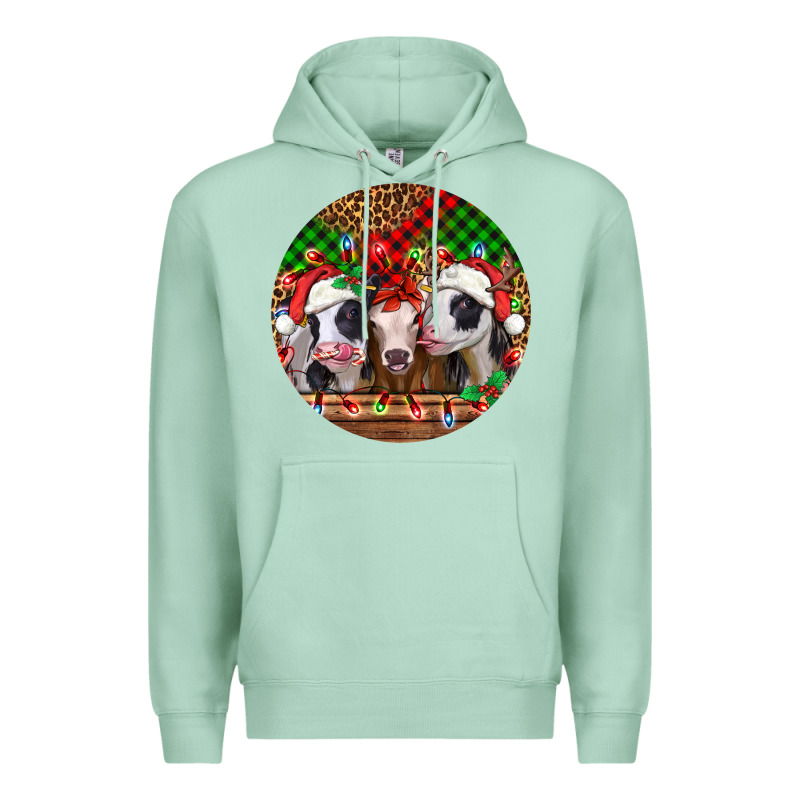 Christmas Heifers Christmas Premium Hoodie by Jasminsmagicworld | Teevron
