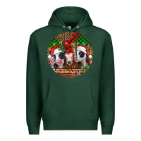 Sports Green Christmas heifers Christmas Premium Hoodie - Jasminsmagicworld