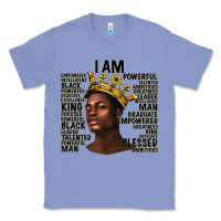 Colony Blue afro man black king i am Classic Tee - texasbilliewilder
