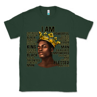 Sports Green afro man black king i am Classic Tee - texasbilliewilder