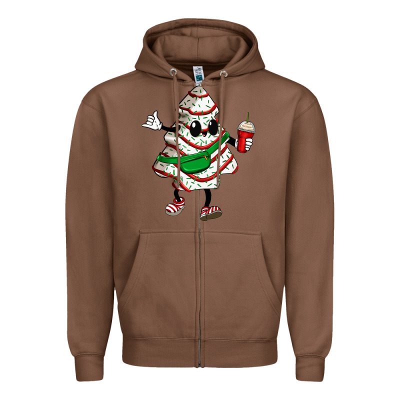 Little Debbie Christmas Tree Cakes Zipper Hoodie by Zillion Design Studio | Teevron