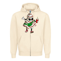 Sandshell little debbie christmas tree cakes Zipper Hoodie - Zillion Design Studio