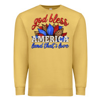 Antique Gold god bless america land that i love Premium Sweatshirt - HRA Design Shop