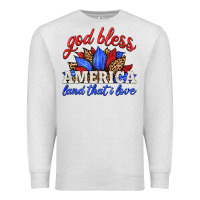 Oatmeal Heather god bless america land that i love Premium Sweatshirt - HRA Design Shop