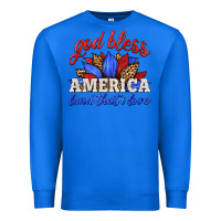 True Royal god bless america land that i love Premium Sweatshirt - HRA Design Shop