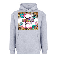 Heather Grey small business mama Heavyweight Hoodie - Zillion Design Studio