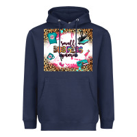 Navy small business mama Heavyweight Hoodie - Zillion Design Studio