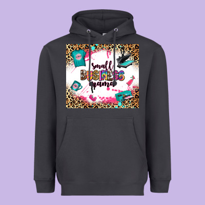 Small Business Mama Heavyweight Hoodie Designed By Zillion Design Studio