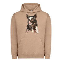 Pigment Burro baby berkshire pig Urban Hoodie - LillyAllenDesigns