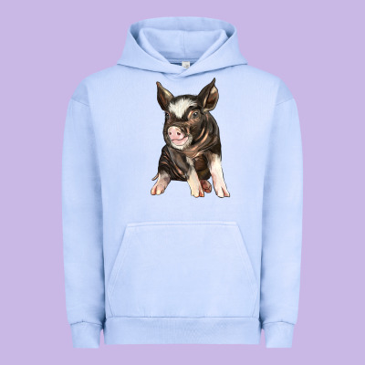 Baby Berkshire Pig Urban Hoodie Designed By Lillyallendesigns