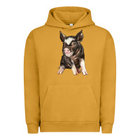 Pigment Peanut Butter baby berkshire pig Urban Hoodie - LillyAllenDesigns