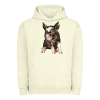 Pigment Pistachio baby berkshire pig Urban Hoodie - LillyAllenDesigns