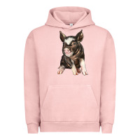 Pigment Salmon baby berkshire pig Urban Hoodie - LillyAllenDesigns