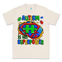 Natural autism is his superpower ripped Classic Tee - Zillion Design Studio