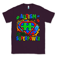 Plum autism is his superpower ripped Classic Tee - Zillion Design Studio