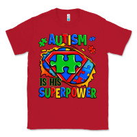 Red autism is his superpower ripped Classic Tee - Zillion Design Studio