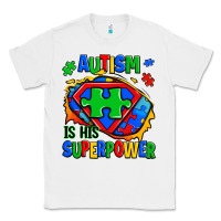 White autism is his superpower ripped Classic Tee - Zillion Design Studio