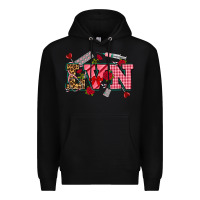 Black valentines day lvn Premium Hoodie - NancyCooperArtShop