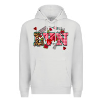 Dove Grey valentines day lvn Premium Hoodie - NancyCooperArtShop