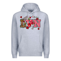Heather Grey valentines day lvn Premium Hoodie - NancyCooperArtShop