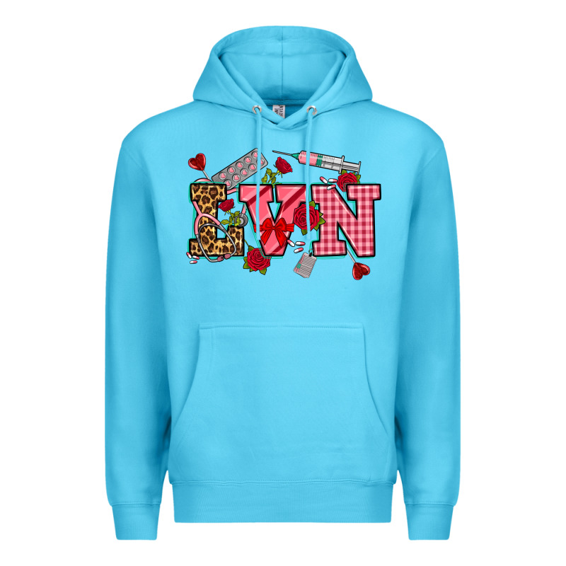 Valentines Day Lvn Premium Hoodie by NancyCooperArtShop | Teevron