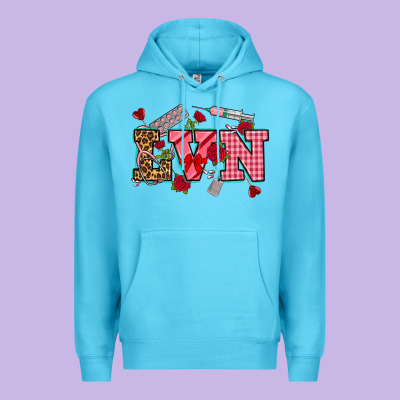 Valentines Day Lvn Premium Hoodie Designed By Nancycooperartshop