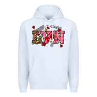 White valentines day lvn Premium Hoodie - NancyCooperArtShop