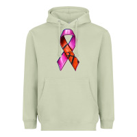 Matcha Breast Cancer Ribbon Basketball Heavyweight Hoodie - texasbilliewilder