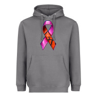 Storm Breast Cancer Ribbon Basketball Heavyweight Hoodie - texasbilliewilder