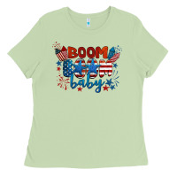 Matcha boom boom baby 4th of july Ladies Tee - BarkalooDesign