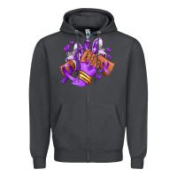 Smoke domestic violence afro girl sneakers Zipper Hoodie - RanaPortraitStore