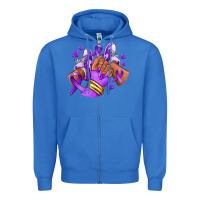 True Royal domestic violence afro girl sneakers Zipper Hoodie - RanaPortraitStore
