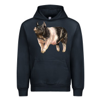 Navy hampshire pig Urban Hoodie - LillyAllenDesigns