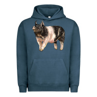 Pigment Midnight Navy hampshire pig Urban Hoodie - LillyAllenDesigns