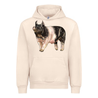 Sandshell hampshire pig Urban Hoodie - LillyAllenDesigns