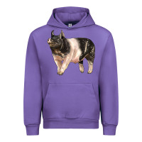 Tulip hampshire pig Urban Hoodie - LillyAllenDesigns
