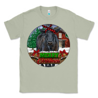 Matcha Black Angus Cattle Merry Christmas Classic Tee - RanaPortraitStore