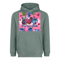 Peace Love Stitch Heavyweight Hoodie | Teevron