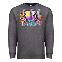 Charcoal Heather louisiana easter dady Premium Sweatshirt - RacoonDesign