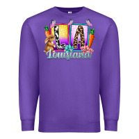 Purple louisiana easter dady Premium Sweatshirt - RacoonDesign