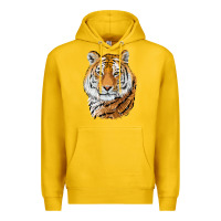 Lemon Tiger Head Premium Hoodie - LillyAllenDesigns