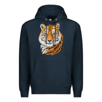 Navy Tiger Head Premium Hoodie - LillyAllenDesigns