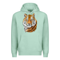 Seafoam Tiger Head Premium Hoodie - LillyAllenDesigns